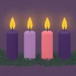 As Cores da Vela do Advento: Significado, Sequência e Como Usar as cores da vela do advento