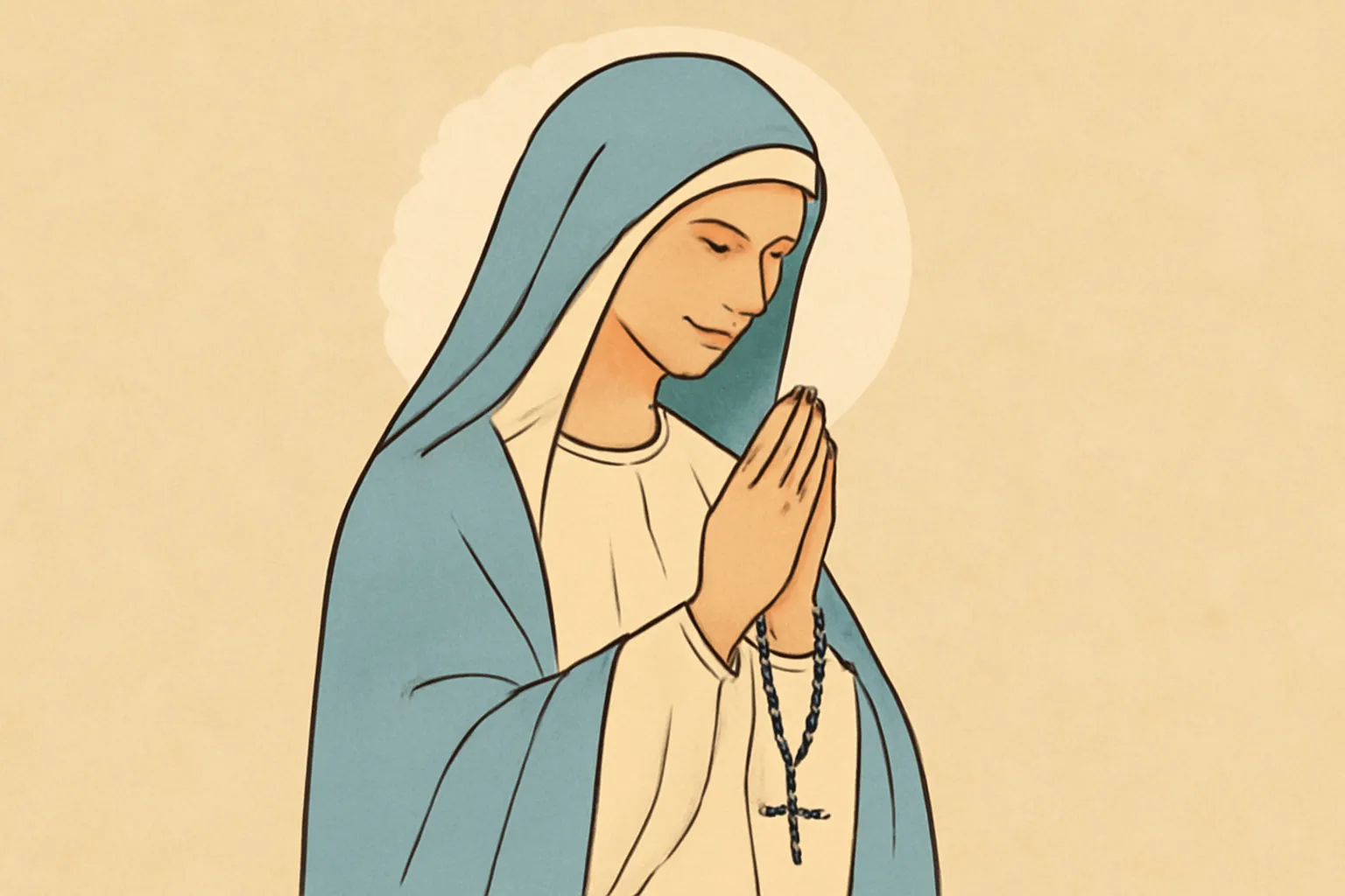 como rezar o terço nos passos de maria