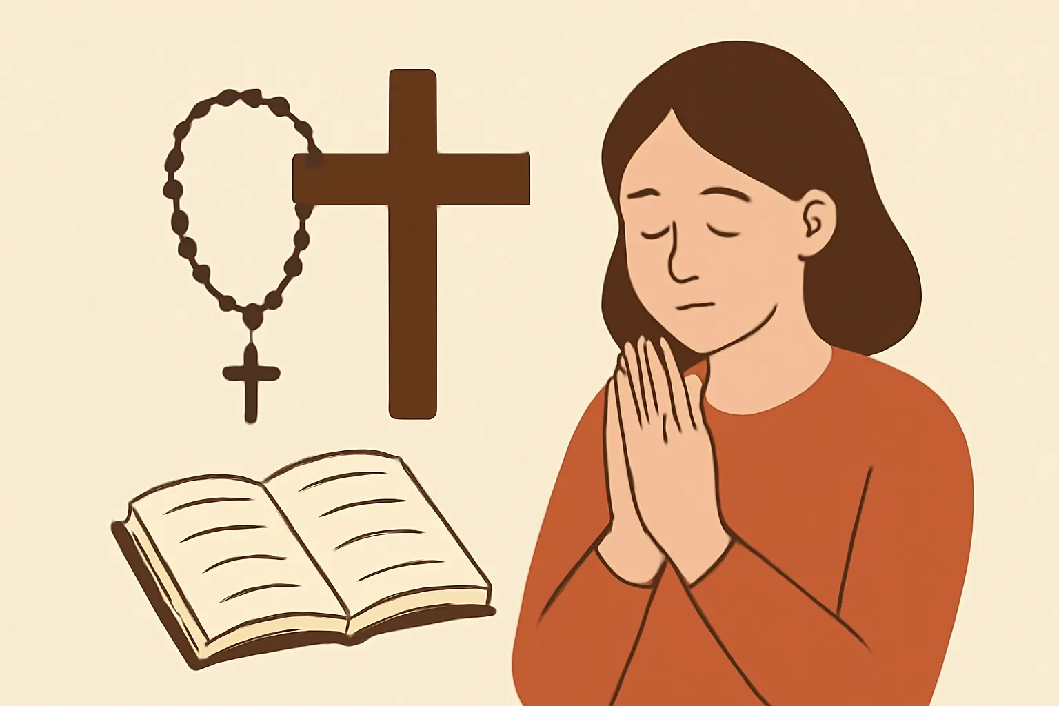 como rezar pai nosso e ave maria