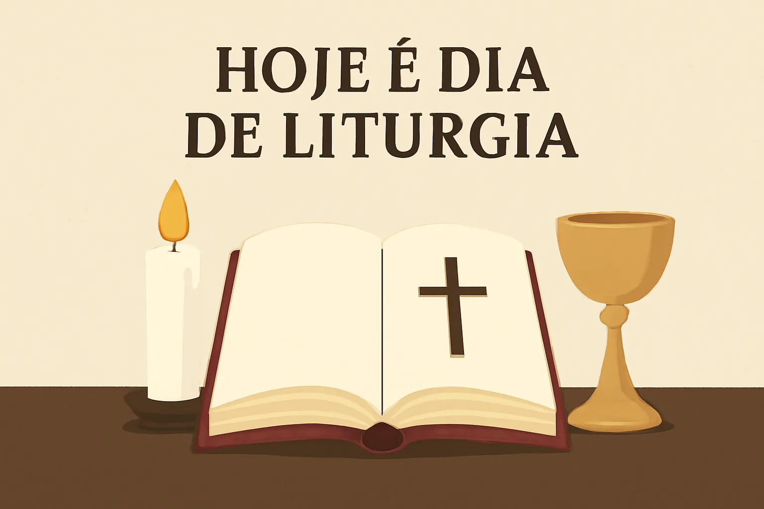 hoje é dia de liturgia