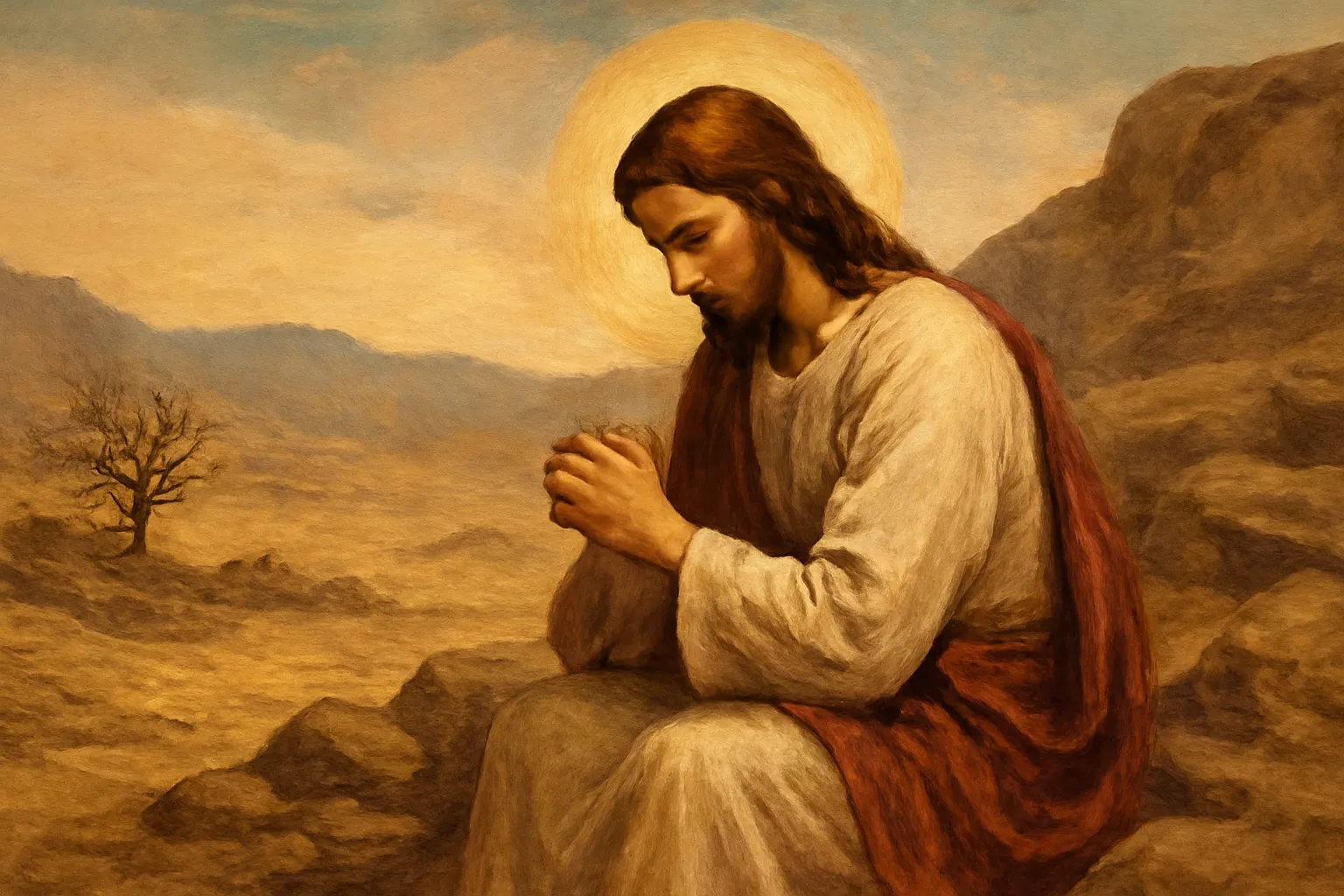 jesus 40 dias no deserto
