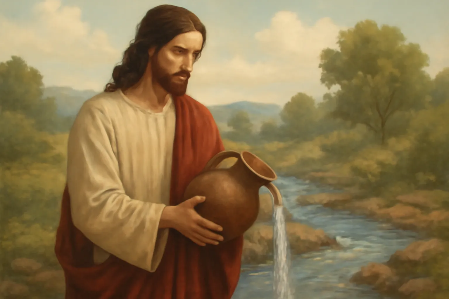 jesus a fonte de água viva