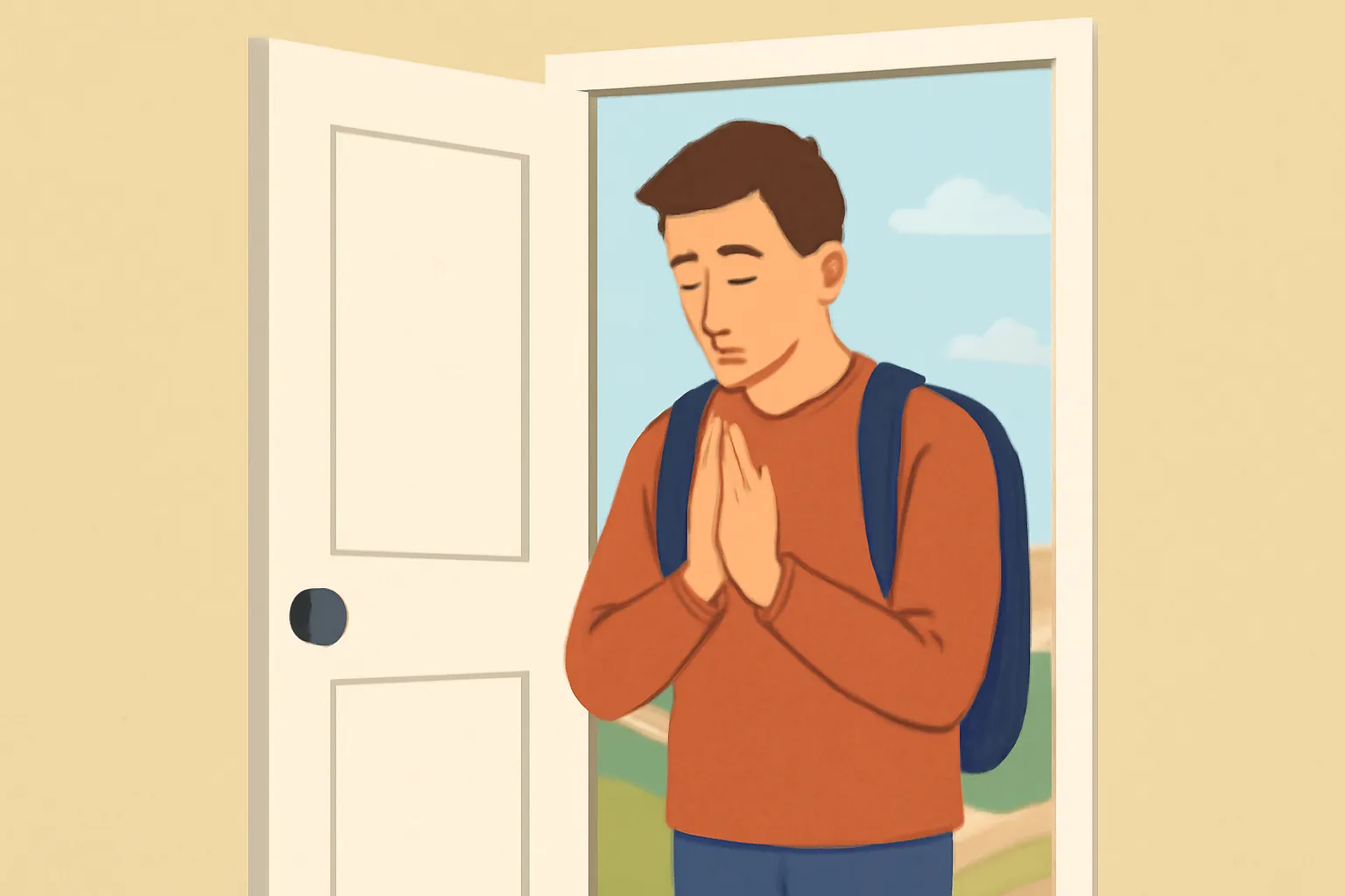 oração antes de sair de casa