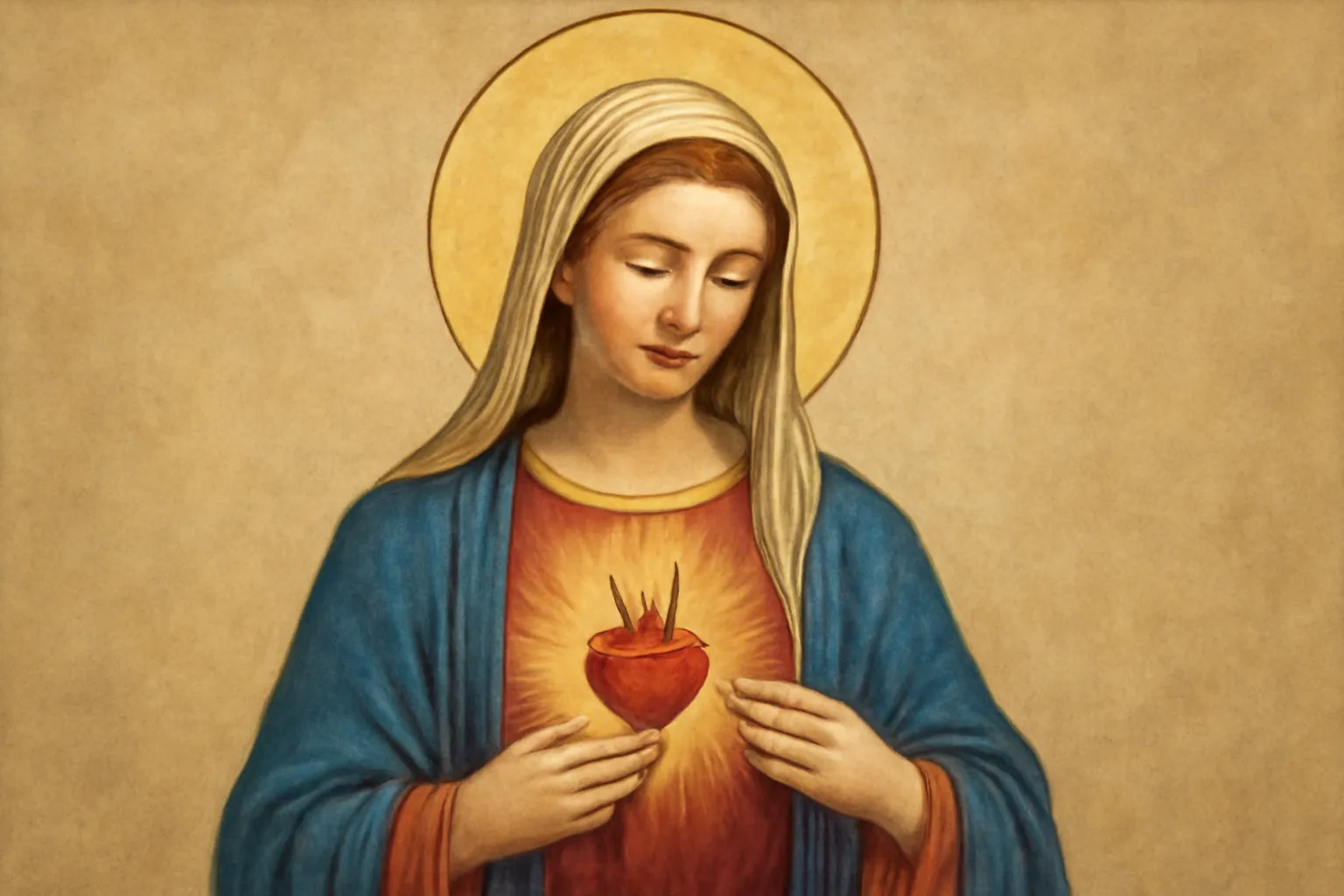 oração ao sagrado coração de maria