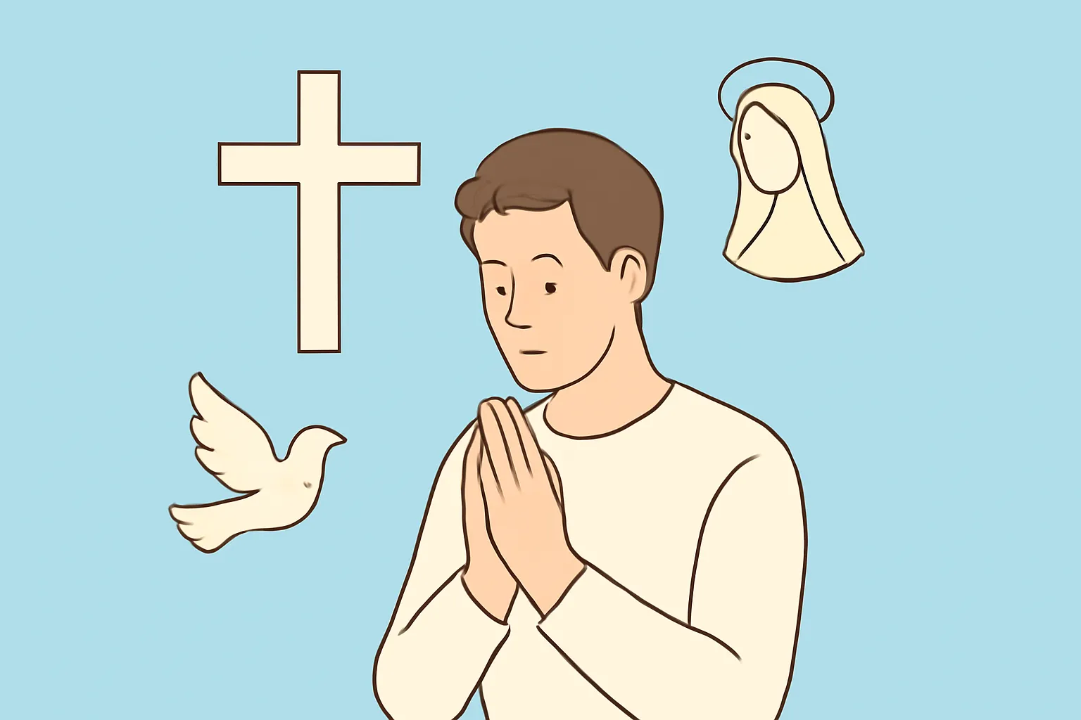 pai nosso ave maria e glória ao pai